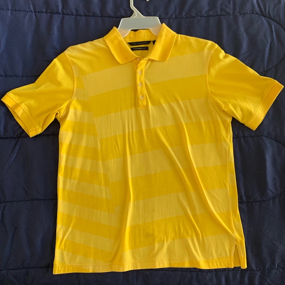 Sean John Yellow Polo